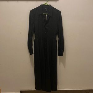 Banana republic black midi shirt dress, brand new, never worn, size XS